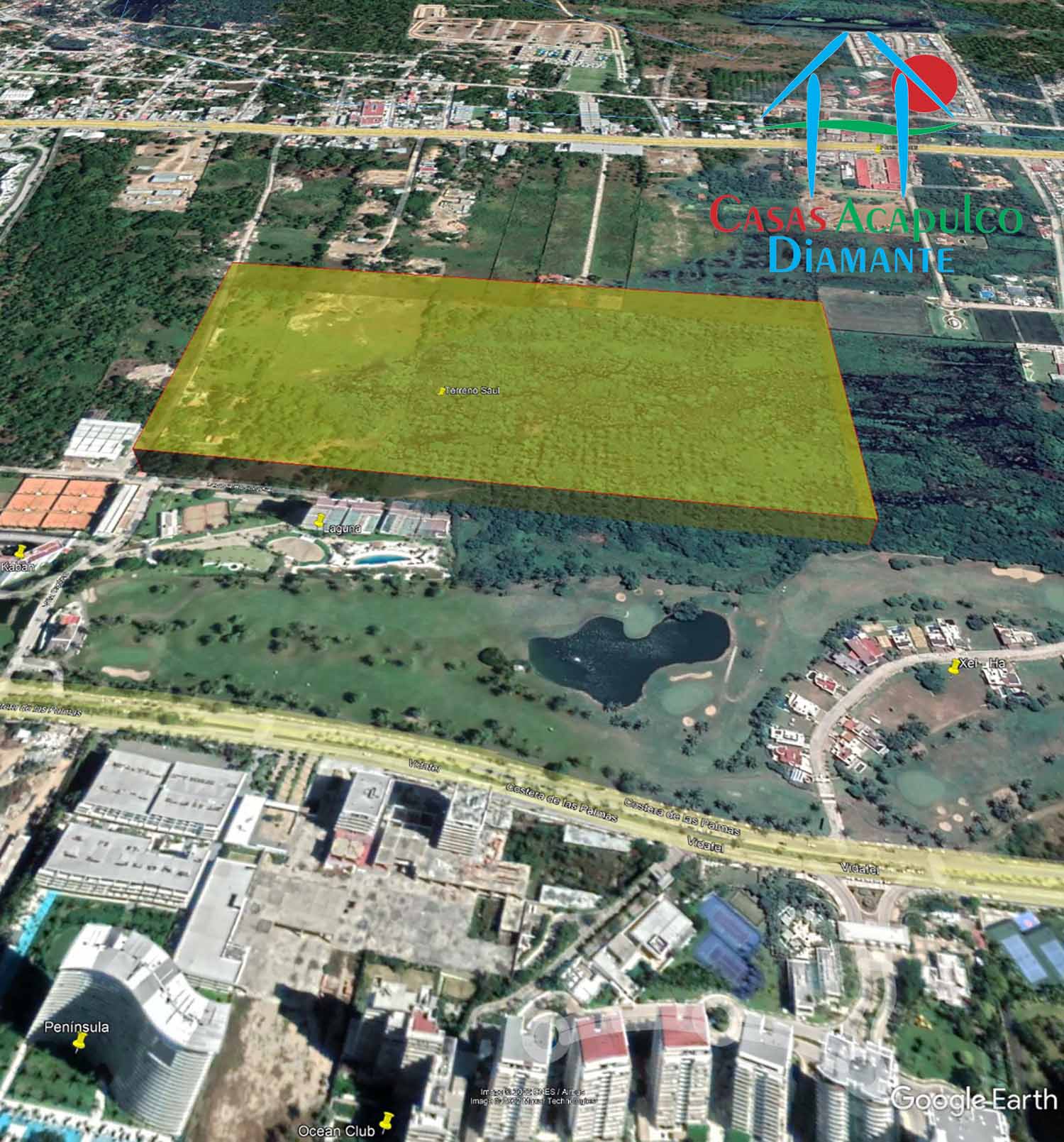 Terreno Playa Diamante Parcela 219 - Ubicación satelital y entorno 4